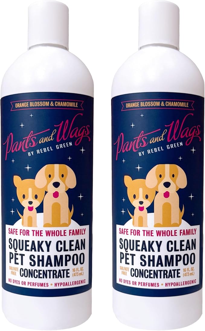 Pants and Wags by Rebel Green Squeaky Clean Pet Shampoo Concentrate by RebelGreen