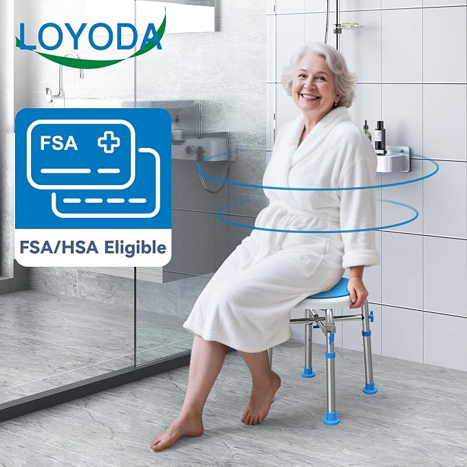 FSA/HSA Eligible Swivel Shower Stool - Image 2