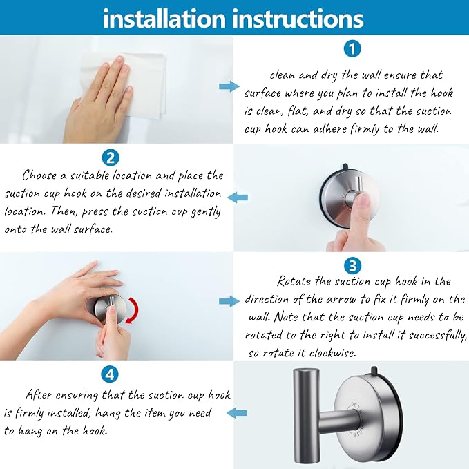 DGYB Large Suction Cup Hooks - Image 6