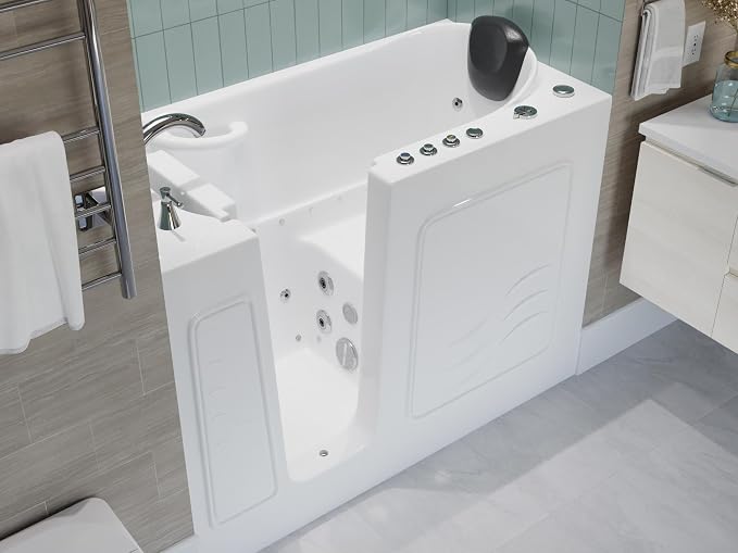 ANZZI Left Drain Walk-In Bathtub - Image 3
