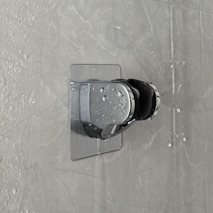 Strong Adhesive and Waterproof Shower Head Holder, Adjustable Handheld Shower - Image 7