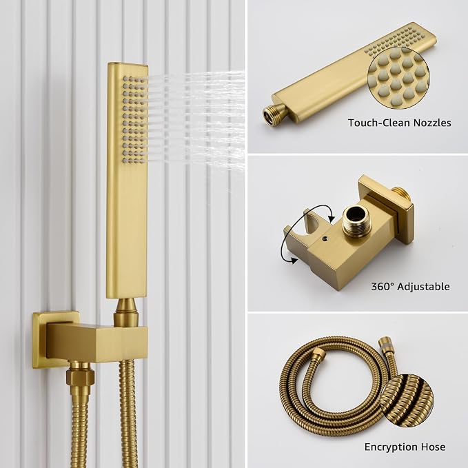 Iriber Thermostatic Shower System Wall Mount - Image 4