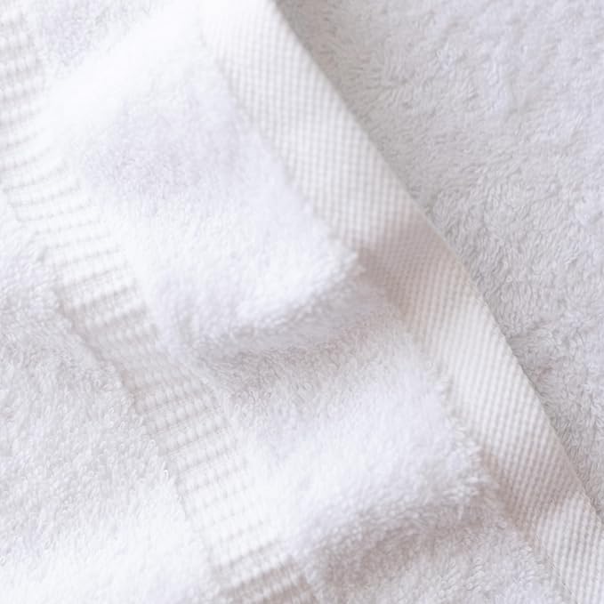 SALBAKOS 100% Turkish Cotton Washcloth Set of 12 13x13 inch | Heirloom Quality - Image 2