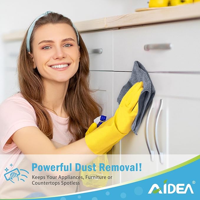 AIDEA Microfiber Cleaning Cloth-24PK, Soft Microfiber Towels - Image 4