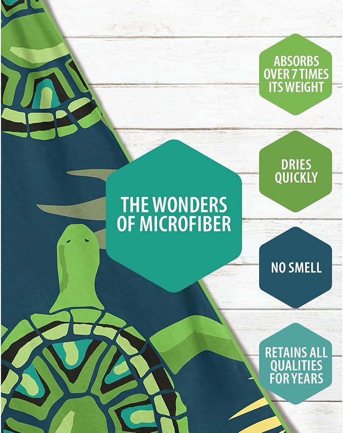 VENTURE 4TH Microfiber Beach Towel: Quick-Dry, Sandproof and Lightweight - Image 3