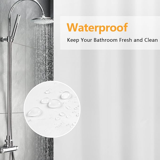 Waterproof Fabric Small Shower Curtain - Image 4