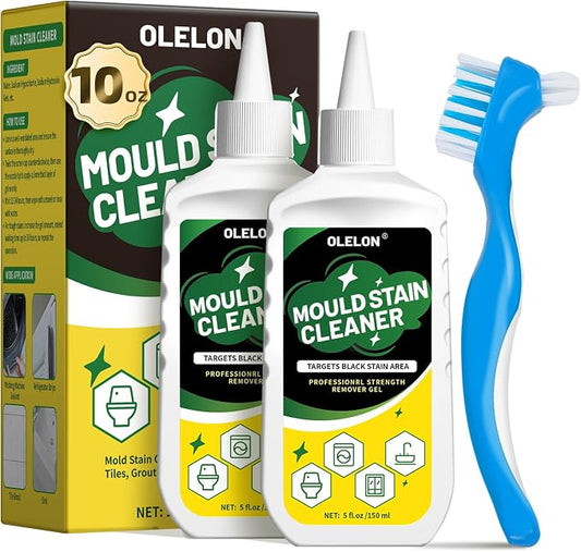 2 Pack Grout Cleaner Mou-ld Stain Remover Gel by OLELON