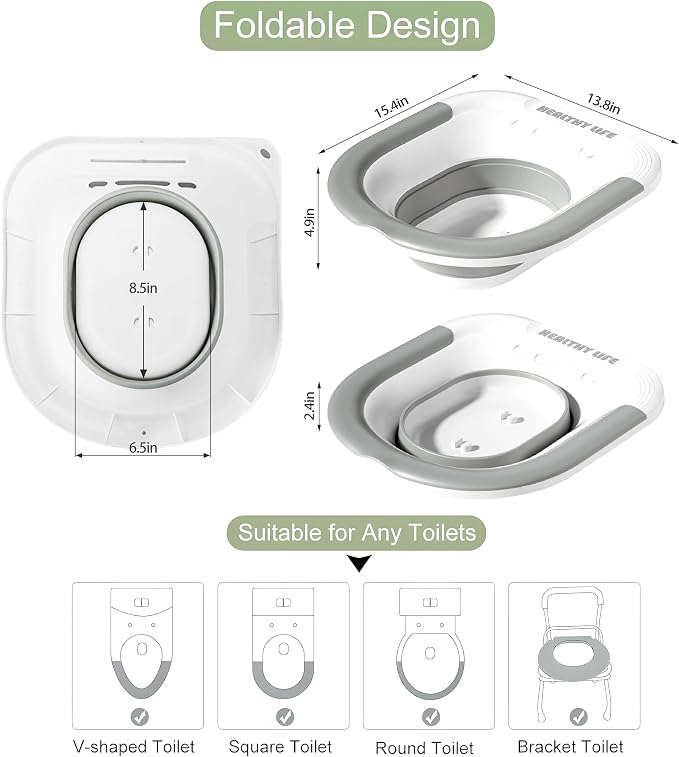 Electric Sitz Bath, Unisex Foldable Sitz Bath - Image 7
