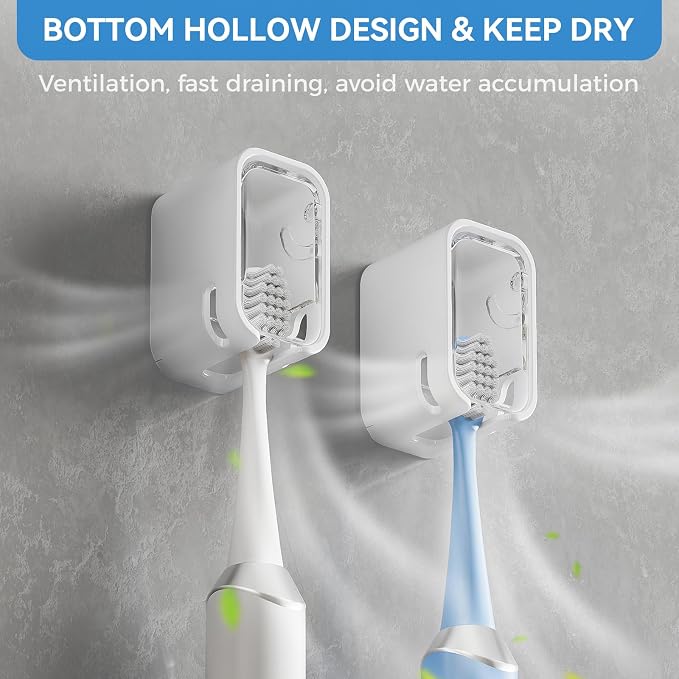 Toothbrush Holders for Bathrooms, Single Toothbrush Dispenser Storage Organizer - Image 3