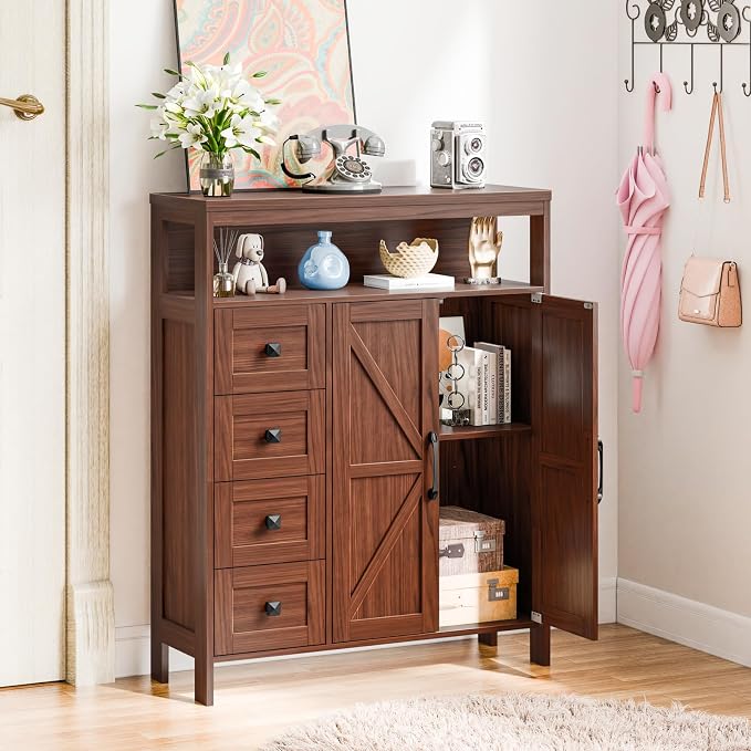 Vabches Farmhouse Storage Cabinet - Image 6