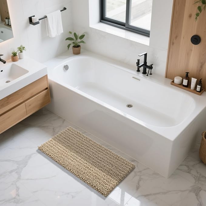 Yimobra Long Bathroom Rugs Non Slip Washable 44x24 Inch - Image 8