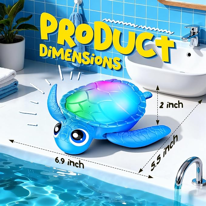 Electric Swimming Turtle Bath Toys - Image 5