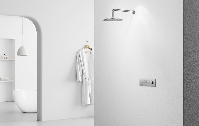 VBFF-Shower Head, rain shower head, 10 inch- Round Shower Head, 1.8 GPM Flow - Image 4