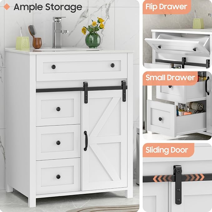 Vabches 24 Inch Bathroom Vanity - Image 5