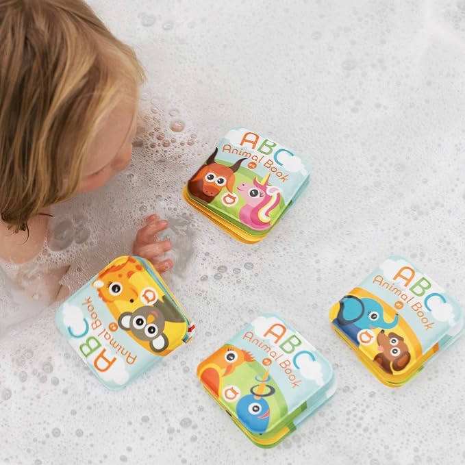 Floating Baby Bath Books. Kids Learning Bath Toys. Waterproof Bathtime Toys - Image 5