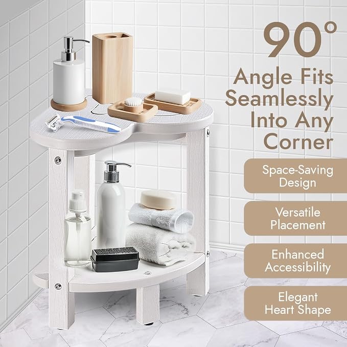 Corner Shower Stool for Inside Shower - Image 3