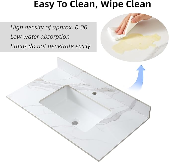 Montary 37"x 22" Bathroom Vanity Top - Image 3