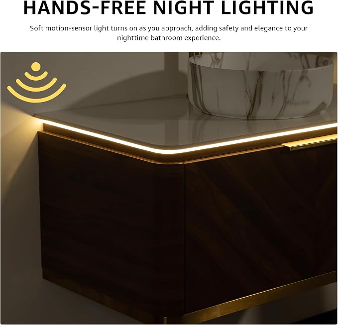Yayzy 36” Floating Bathroom Vanity - Image 5
