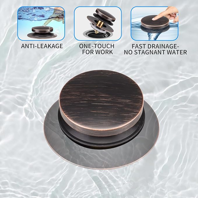 Bathtub Drain Stopper, Uxoz Universal Tub Stopper - Image 4