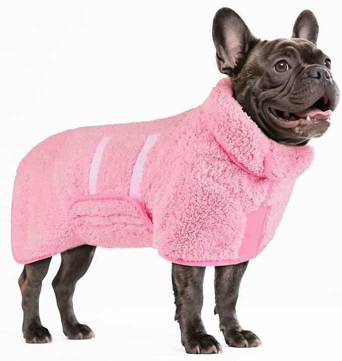 Bienbee Dog Bathrobe, Quick Drying Super Absorbent Dog Robes by Bienbee