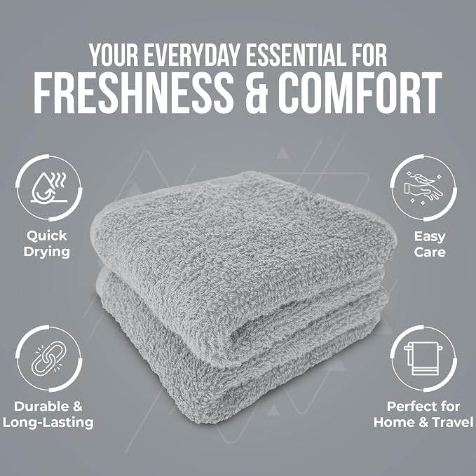 DAN RIVER 24 Pack Wash Cloths for Showering - Image 5