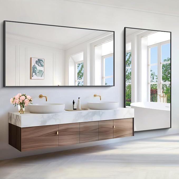 BONEWEI Bathroom Mirror, 72x36 inch Bathroom Mirrors - Image 2