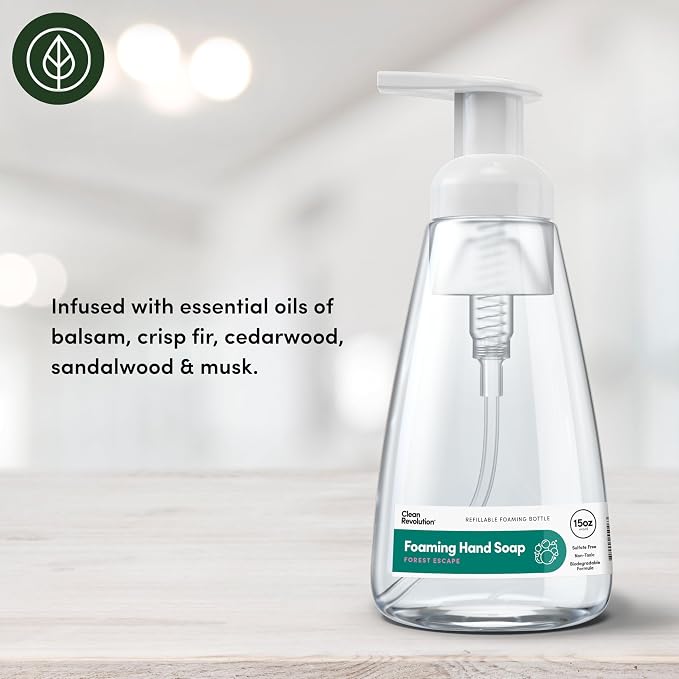 Clean Revolution Foaming Hand Soap | Gentle, Moisturizing | Ready To Use | Real - Image 2