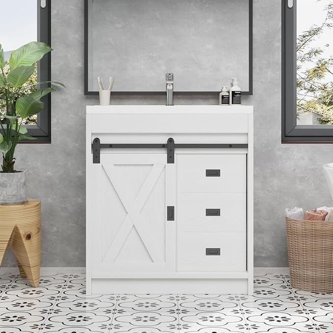 4ever2buy Farmhouse Bathroom Vanity - Image 5