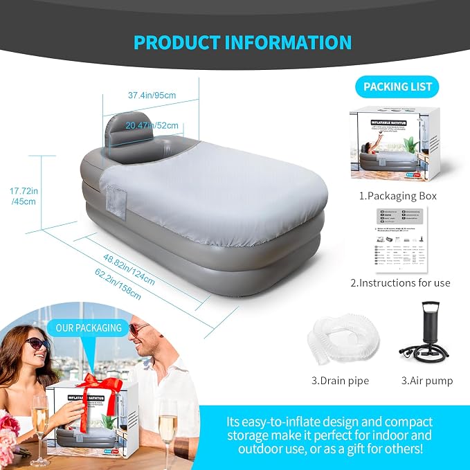 Inflatable Bathtub Adults - Image 4