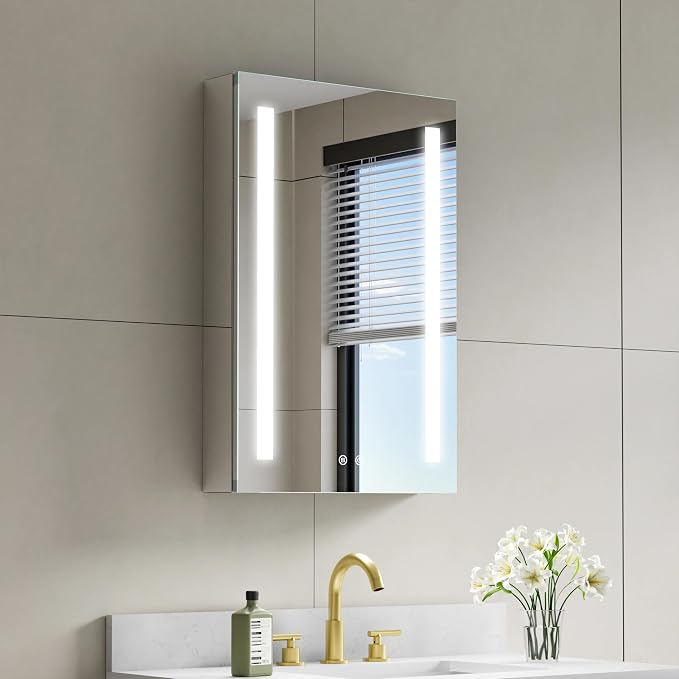 WELLFOR 20" X 30" LED Medicine Cabinet by WELLFOR