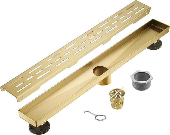 Sharp-tec Linear Shower Drain, 36 inch Shower Drain by Sharp-tec