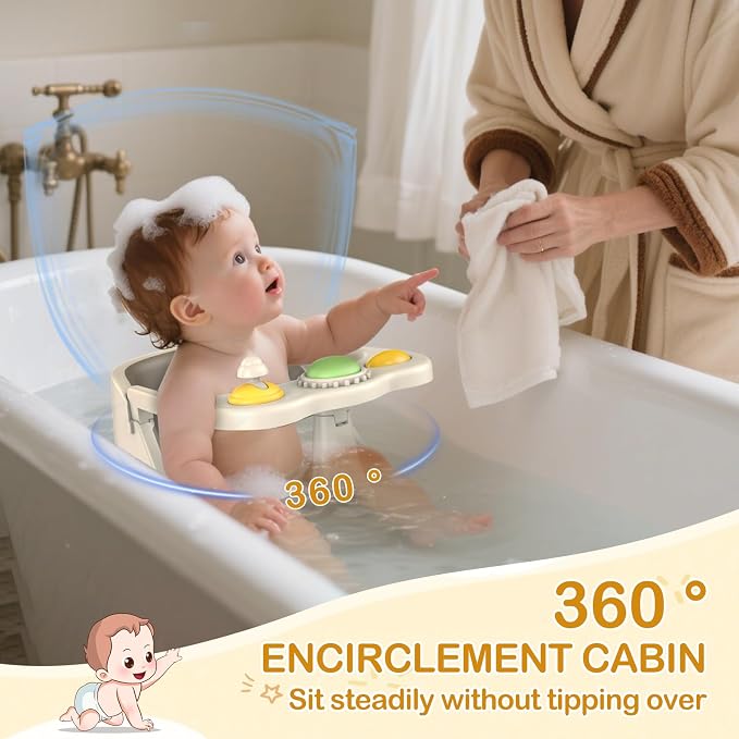 Baby Bath Seat for Babies 6 Months & Up - Image 2