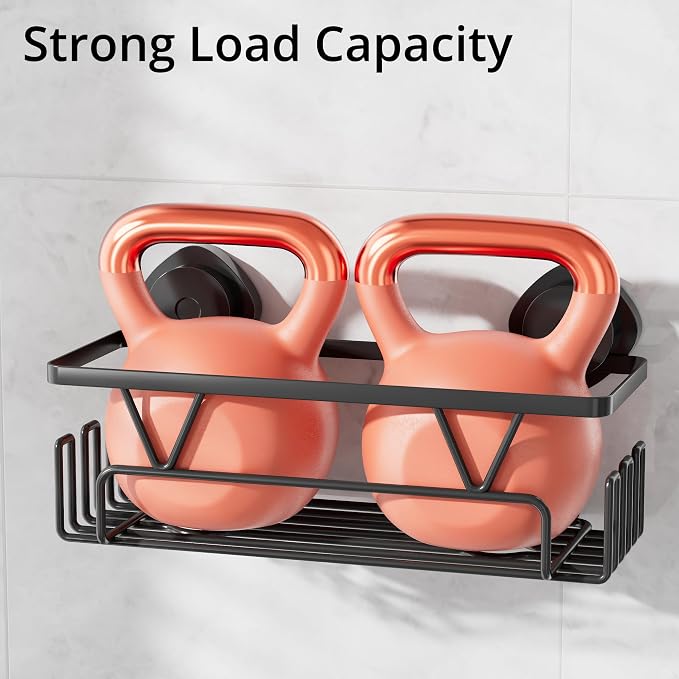 KEGII Suction Cup Shower Caddy, 2 Pack Shower Suction Shelf - Image 2