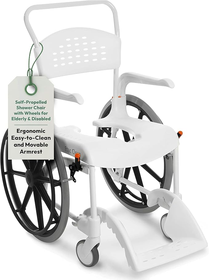 Etac Clean 24" Self-Propelled Shower Chair by Etac