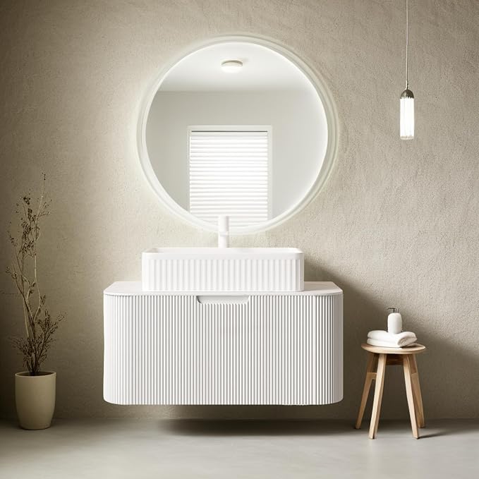 30'' Bathroom Vanity with Sink, Floating Vanities with Rectangular Ceramic by Unknown