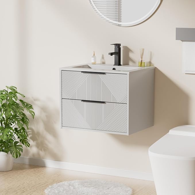 LUCKWIND 24" Floating Bathroom Vanity - Image 6