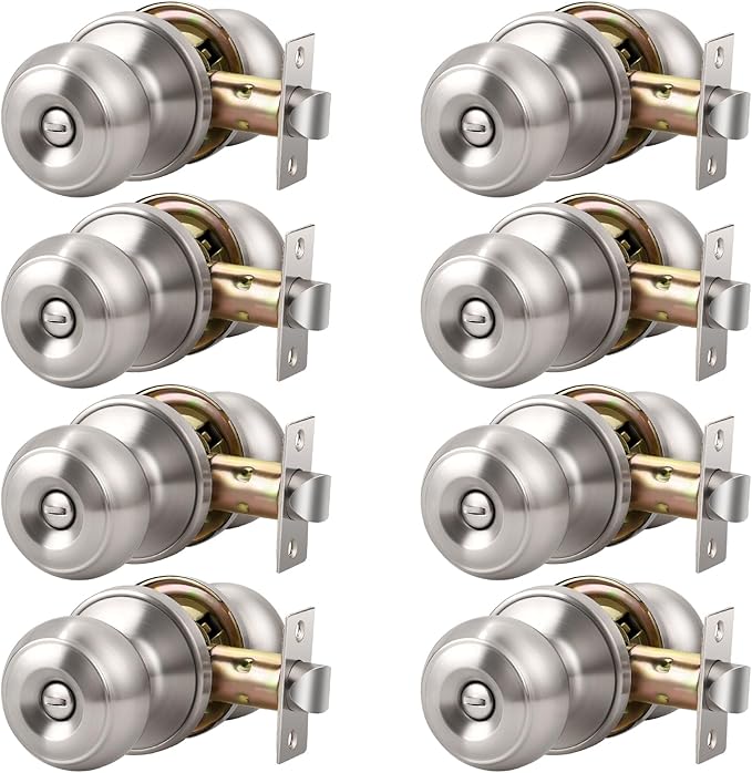 KNOBWELL 8 Pack Privacy Door Knob by KNOBWELL