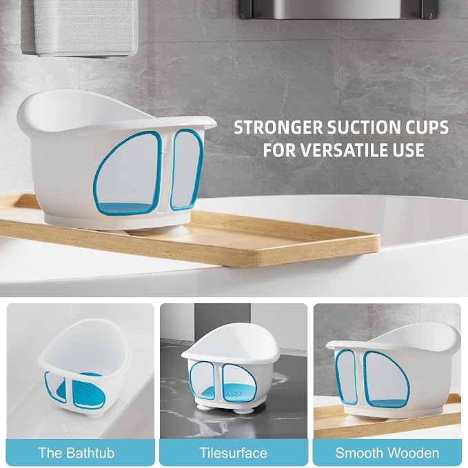 Baby Bath Seat with Non-Slip Suction Cups - Image 2
