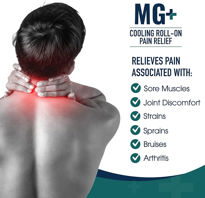 MARS WELLNESS MG+ Cooling Roll on Pain Relief – Fast Acting Arnica Roll on 5% - Image 4