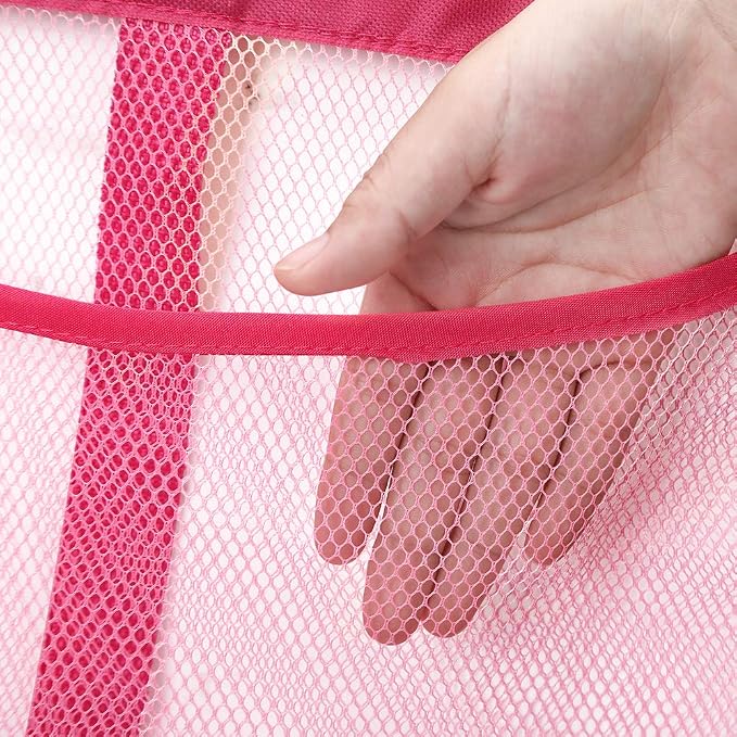 Portable Mesh Pocket with Rotatable Hanger, Quick Dry Serial Type Bath Storage - Image 2