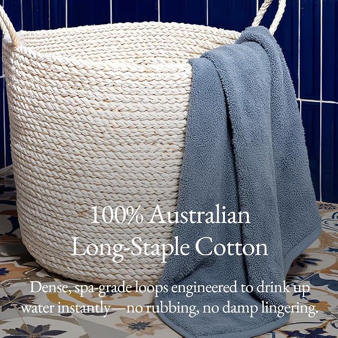 Italic Ultraplush 100% Australian Cotton Bath Sheets - Image 6