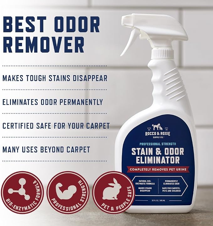 Rocco & Roxie Supply Co. Stain & Strong Odor Eliminator, Enzyme Cleaner - Image 7
