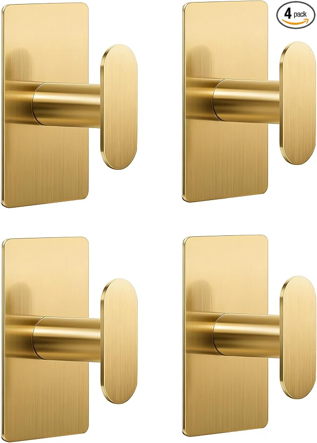 pickpiff Adhesive Towel Hooks for Bathroom: 20LB Extra Strong Wall Hanger for by pickpiff