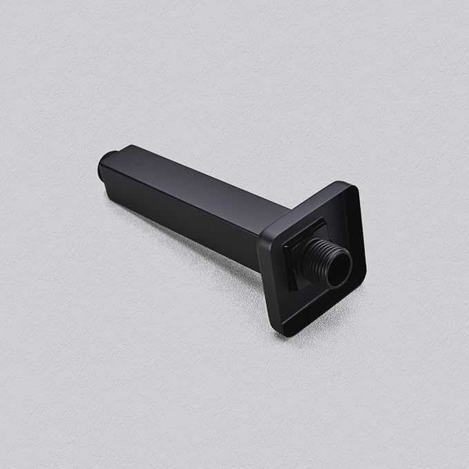 4 Inch Shower Arm with Flange, Ceiling Mounted Square Shower Head Extension Arm - Image 5
