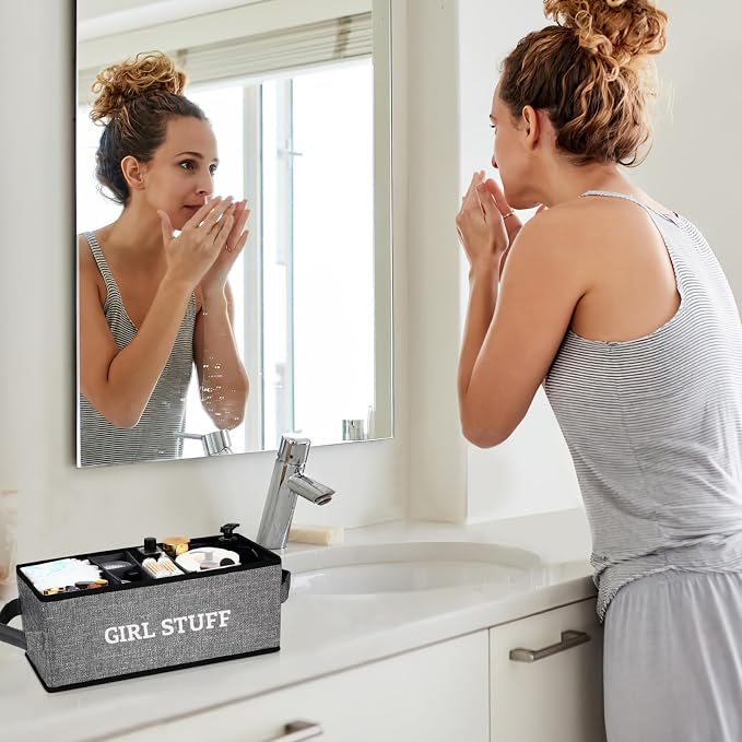 Tampon Holder for Bathroom, Bathroom Storage Containers - Image 4