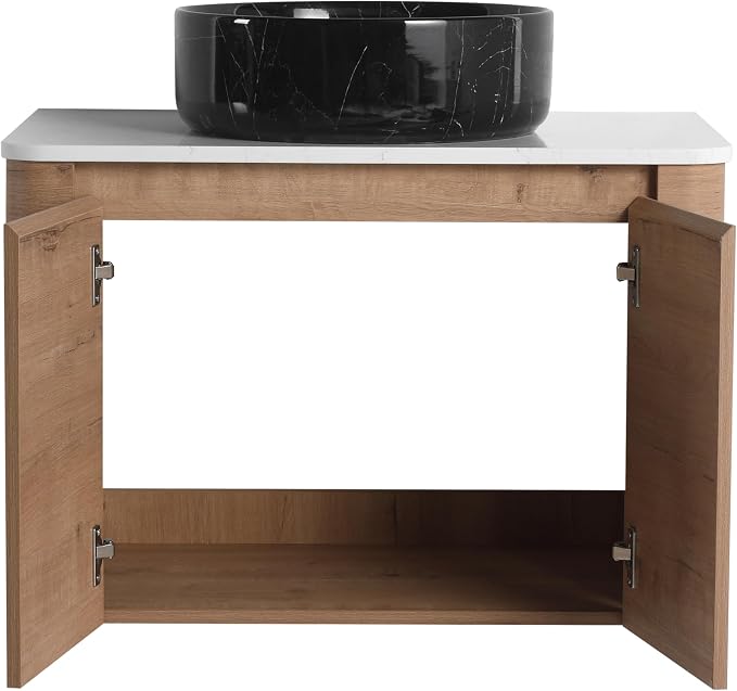 Malwee 30" Floating Bathroom Vanity - Image 7