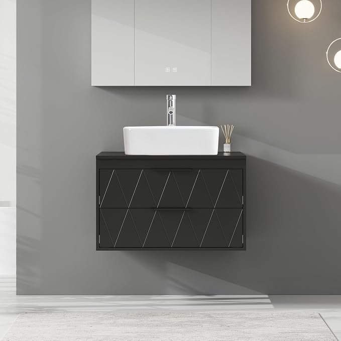 eclife 30" Floating Bathroom Vanities - Image 3