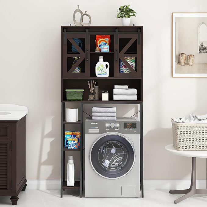 Over The Toilet Storage Cabinet, Farmhouse Storage Cabinet Over Toilet - Image 6