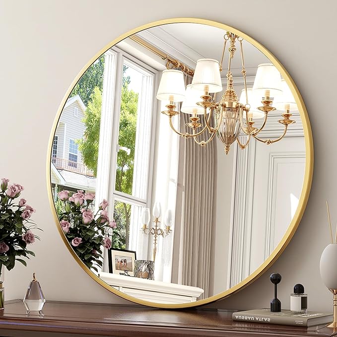 30 Inch Round Mirror by XRAMFY