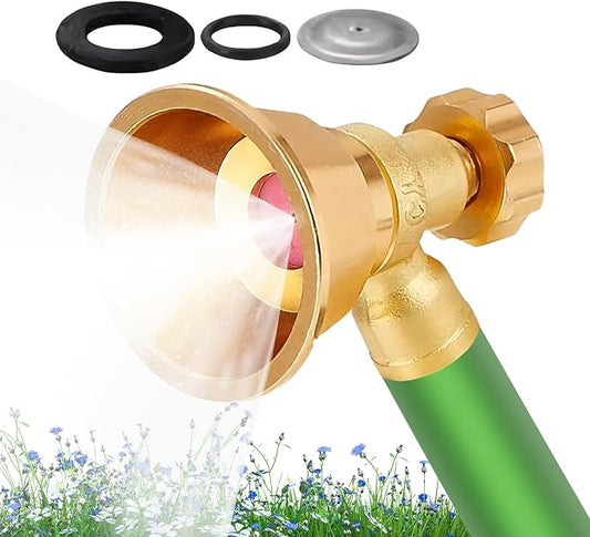 High Pressure Garden Hose Nozzle Spray | Durable Hose Attachment by Unknown